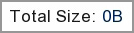 Total Files Size Indicator On The Toolbar In The Backup Screen On A Zip DVR Or NVR