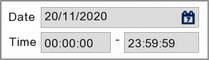 Setting The Date And Time In The Backup Screen On A Zip DVR Or NVR